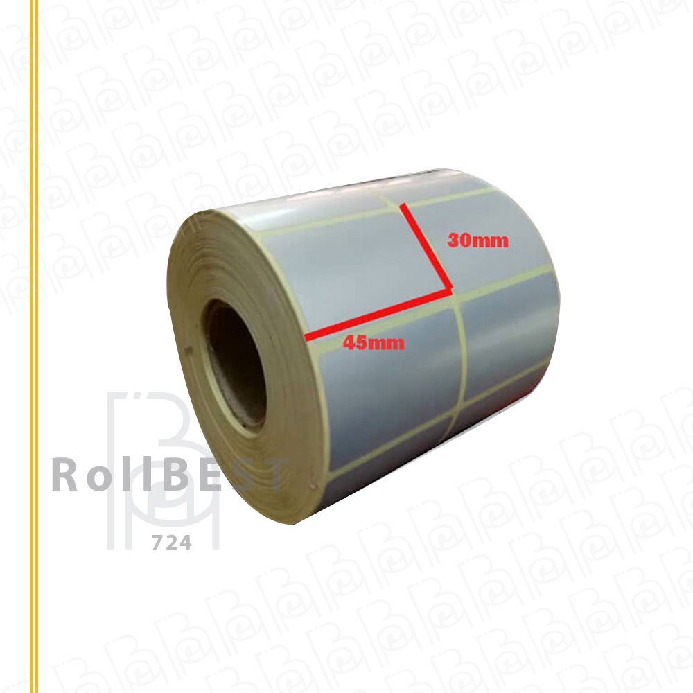 لیبل کاغذی 45*30 تک ردیف 2000 عددی